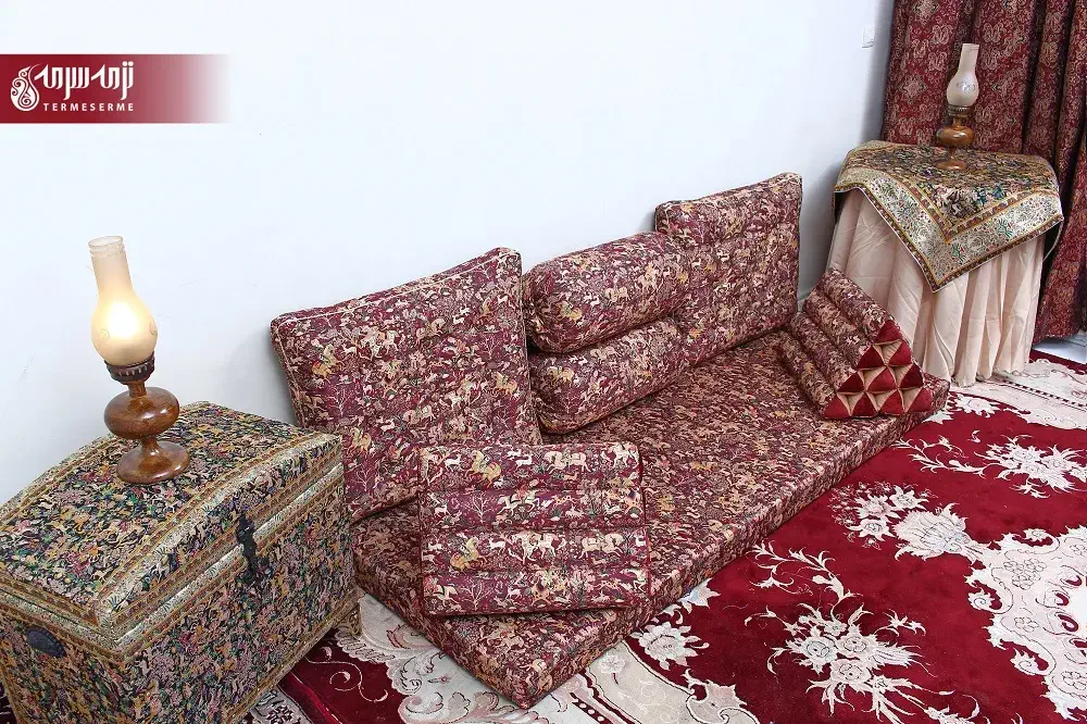 sahnshin shekargah - قیمت انواع ست پشتی شاه نشین سنتی + عکس آپدیت ۱۴۰1