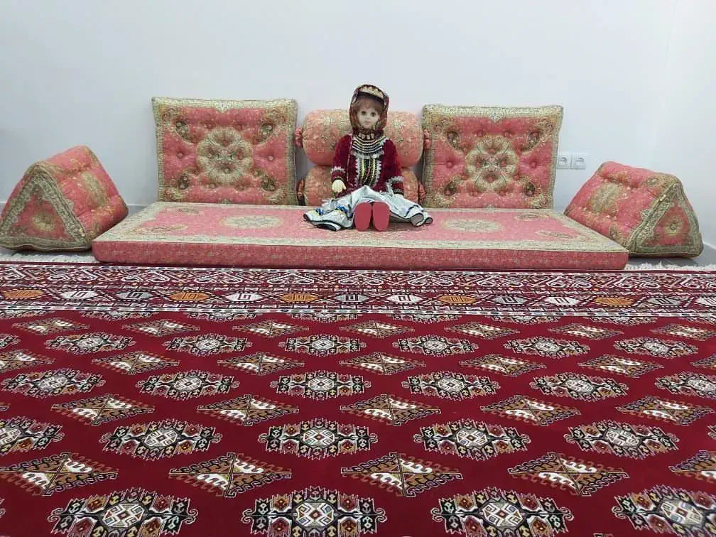 sahnshin tarh afshar golbhe - قیمت انواع ست پشتی شاه نشین سنتی + عکس آپدیت ۱۴۰1