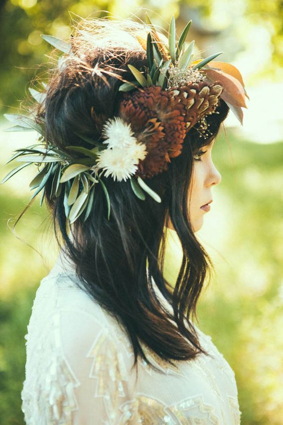 Boho Pins  Top 10 Pins of the Week Flower Crowns Wedding Crown - 39 مدل تاج عروس استثنایی در سال 2021